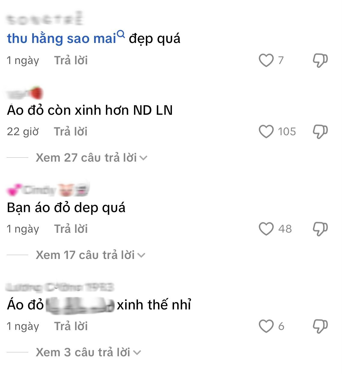 Gái xinh mặc áo dài đỏ đi diễu hành, vô tình đẹp hơn cả Ninh Dương Lan Ngọc- Ảnh 1.