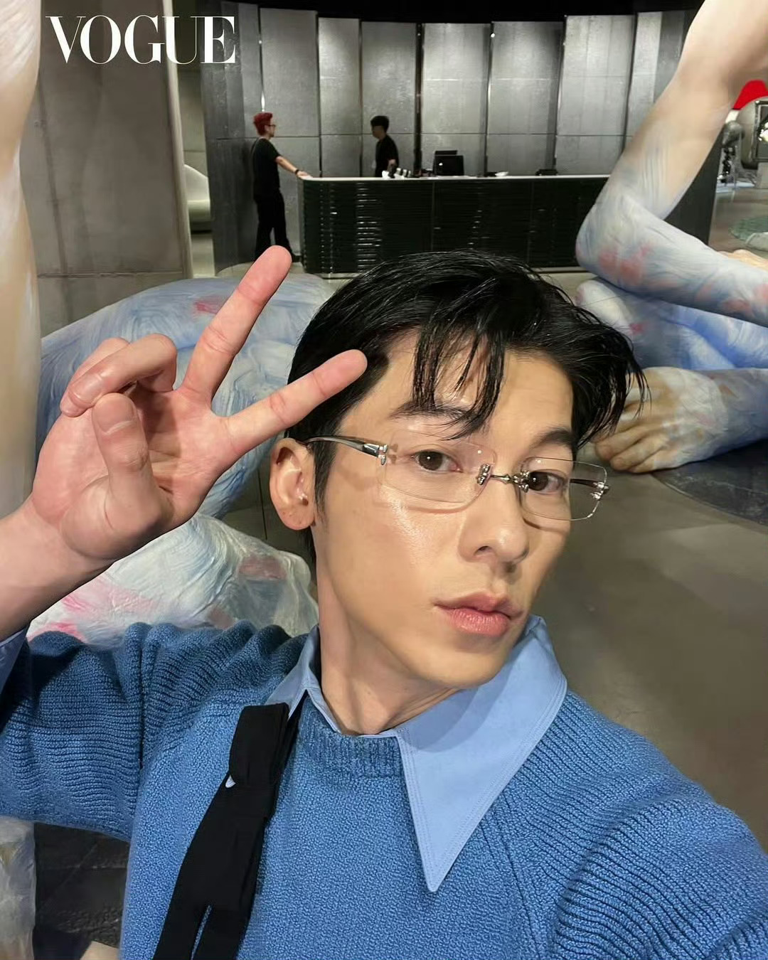 Hứa Quang Hán - Byeon Woo Seok quá bảnh, cùng nữ thần AI đổ bộ event của Gentle Monster- Ảnh 7. Hứa Quang Hán - Byeon Woo Seok quá bảnh, cùng nữ thần AI đổ bộ event của Gentle Monster- Ảnh 7.