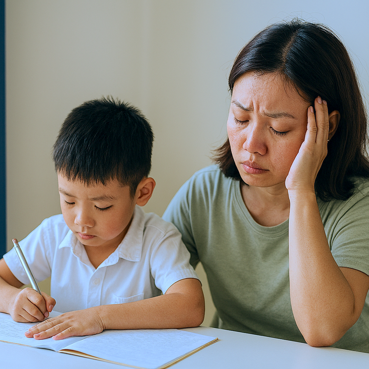Dạy con lớp 1 tập viết, tôi suýt xuất huyết não- Ảnh 3.