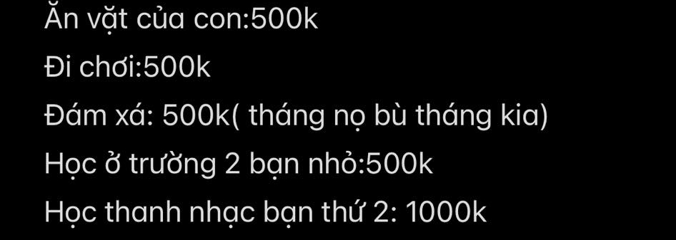 Bà mẹ Hải Phòng liệt kê tiền học của 3 con, cư dân mạng choáng: "Một tháng chỉ bằng tôi uống 5 ly trà sữa!"- Ảnh 1.
