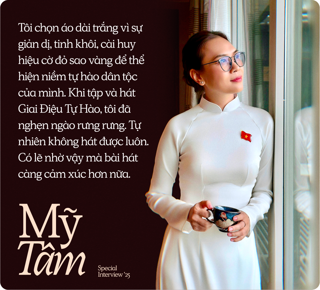 Mỹ Tâm: "Trải qua khoảnh khắc lịch sử lớn lao như vậy, tôi càng thấy mình cần phải khiêm nhường"- Ảnh 4.