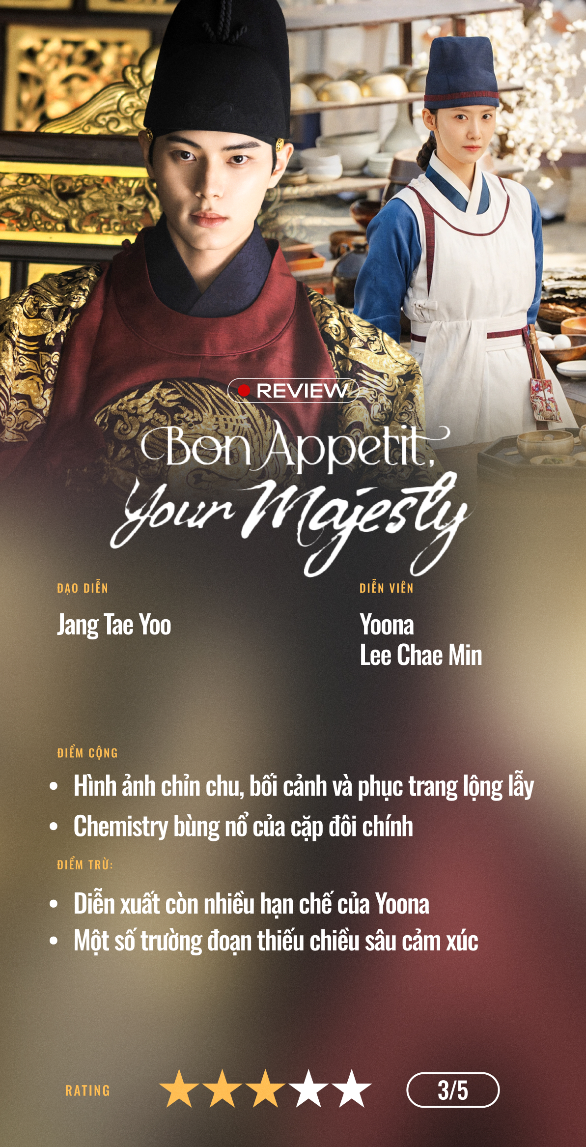 Ngự Trù Của Bạo Chúa: Đẹp và nhạt như chính diễn xuất của Yoona- Ảnh 8. Ngự Trù Của Bạo Chúa: Đẹp và nhạt như chính diễn xuất của Yoona- Ảnh 8.