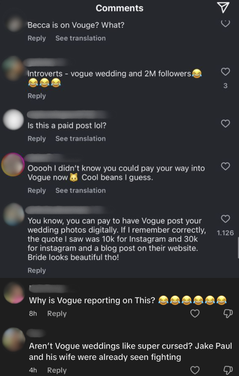 Đám cưới trăm tỷ của tiểu thư hot nhất TikTok lên thẳng Vogue: Dân tình hoài nghi mua bài- Ảnh 3.