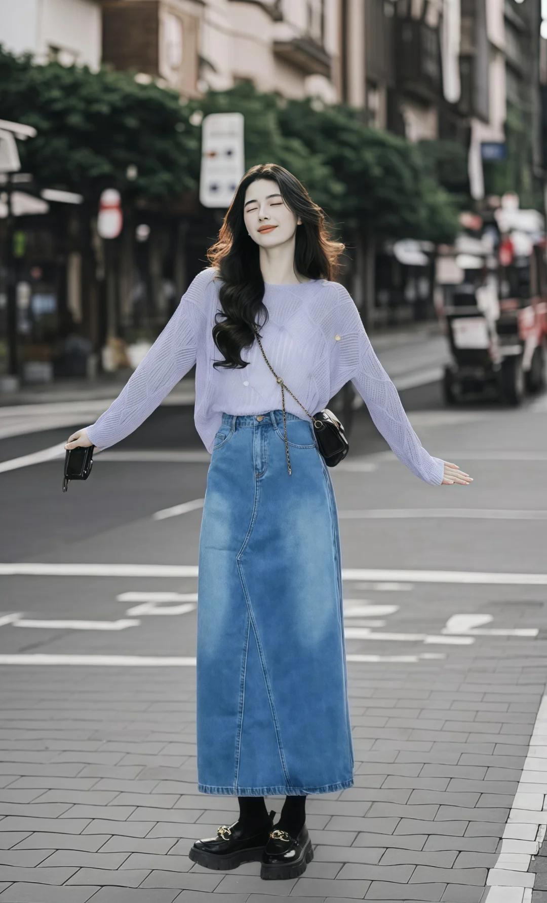 Vì sao váy denim lại là món đồ nên sắm? Câu trả lời gói gọn trong 2 chữ "hack tuổi"- Ảnh 10.