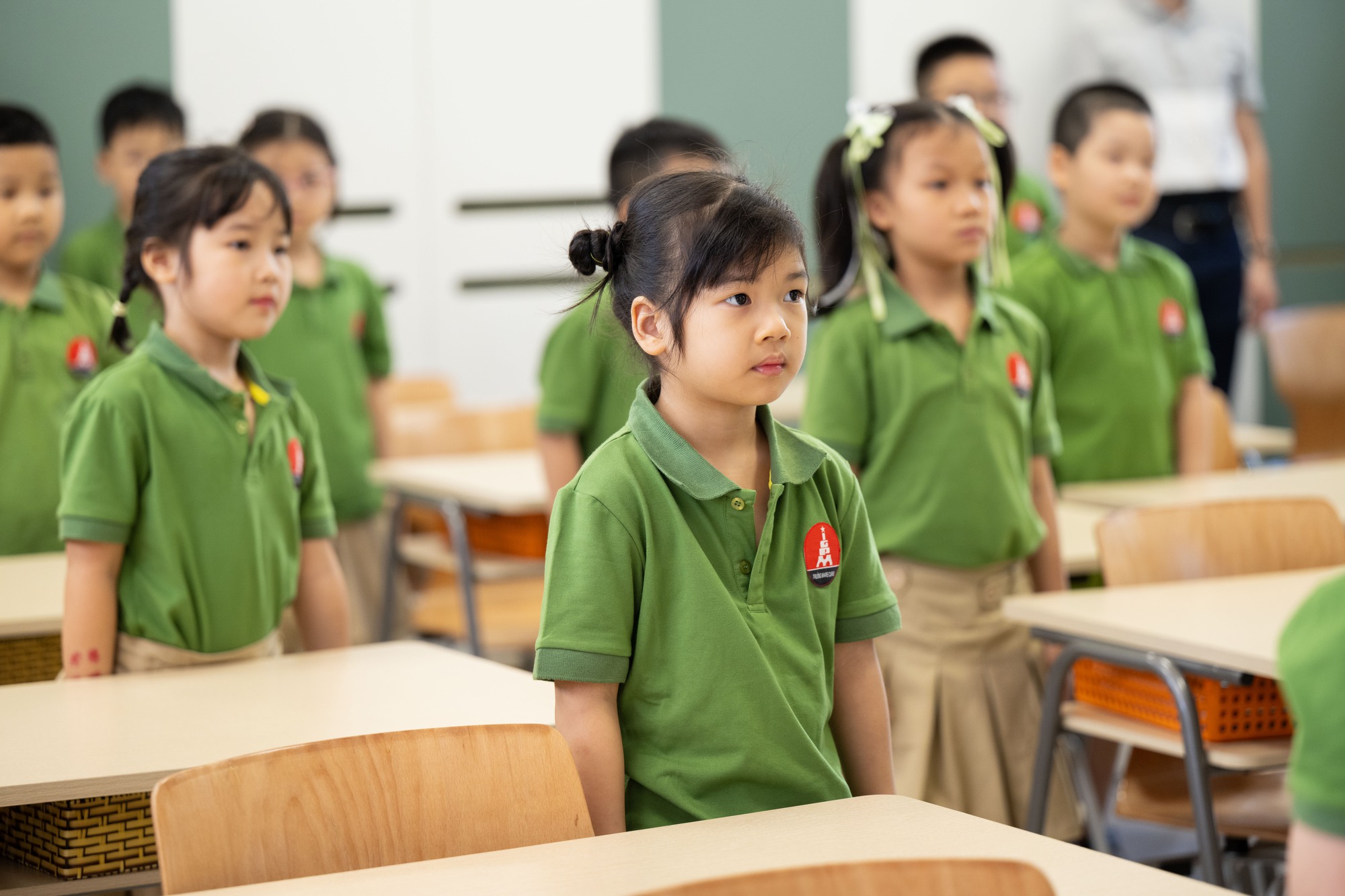 Spotlight lễ khai giảng 2025 thuộc về khối học sinh tiểu học: Combo khóc - cười - ngáp đủ hết!- Ảnh 7.