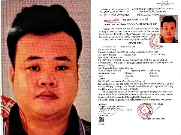 Truy nã Phạm Tuấn Anh sinh năm 1993- Ảnh 1.