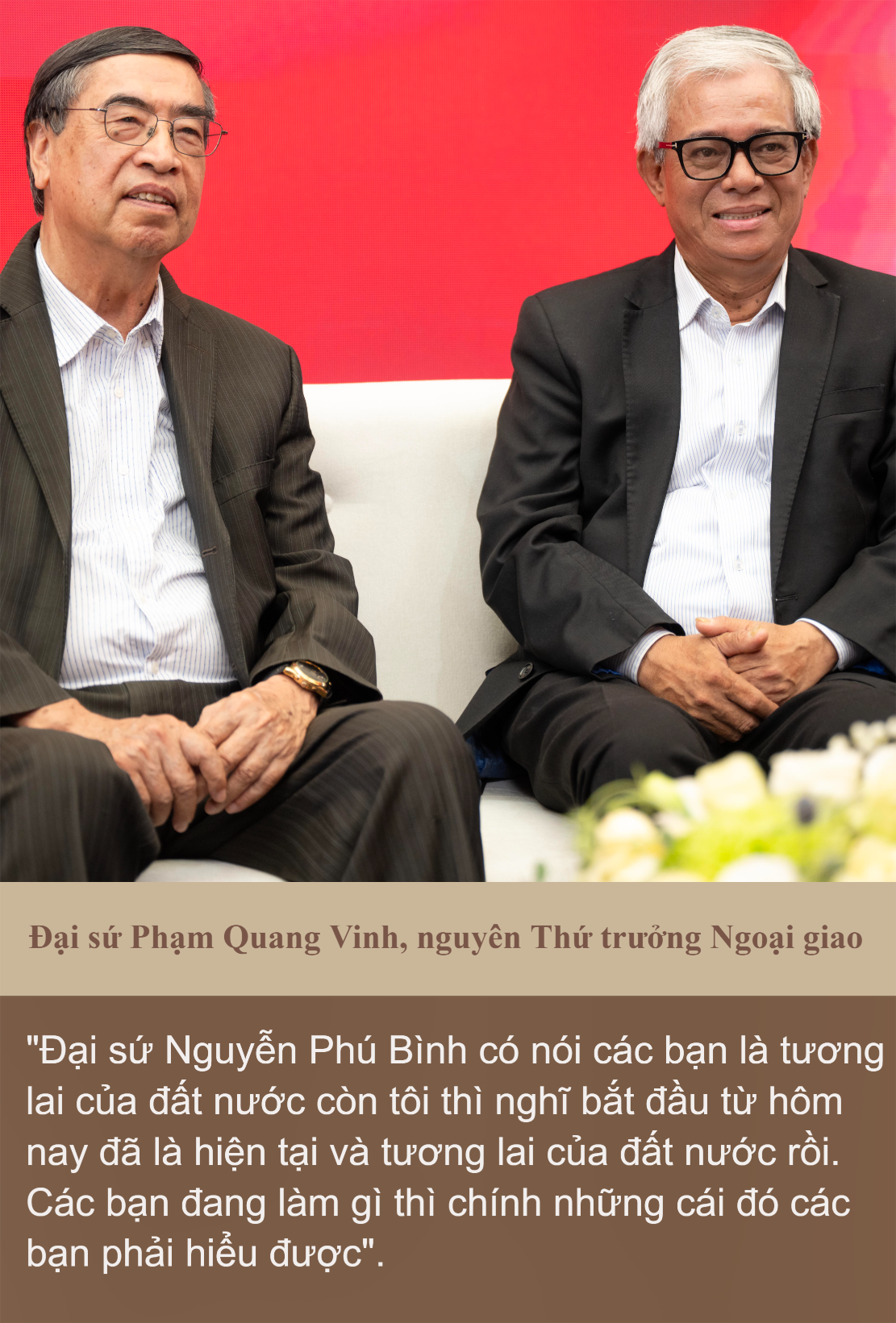 Nguyên Thứ trưởng Ngoại giao Phạm Quang Vinh: “Mỗi dấu mốc lịch sử đều có thể gắn vào một hoạt động nào đó, để người trẻ có thể check-in, quay phim và quảng bá”- Ảnh 4.