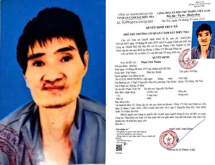 Hà Nội: Truy nã đối tượng trộm xe máy trên phố Nguyễn Khuyến- Ảnh 1.