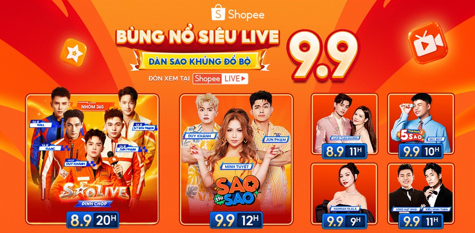 Shopee Sao Live Đỉnh Chóp tháng 9 đánh dấu màn tái hợp đỉnh cao của 365DABAND- Ảnh 4.