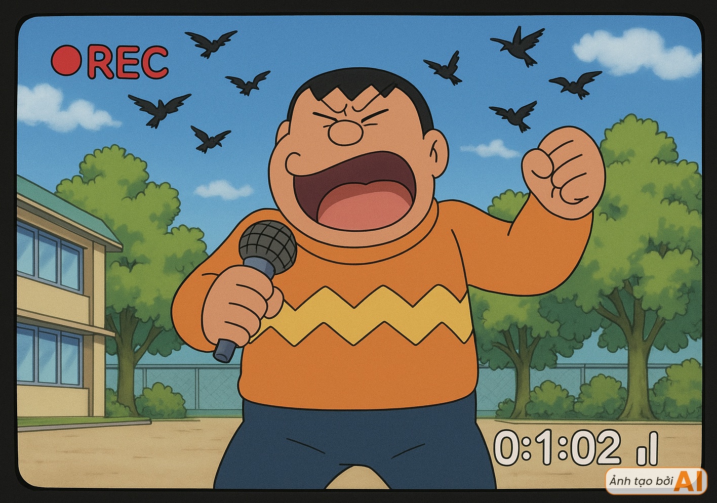 Đặt camera theo dõi ngày tựu trường của nhóm bạn Doraemon: Nobita suýt đi muộn, Shizuka vẫn chuẩn "ngoan xinh yêu"- Ảnh 3.