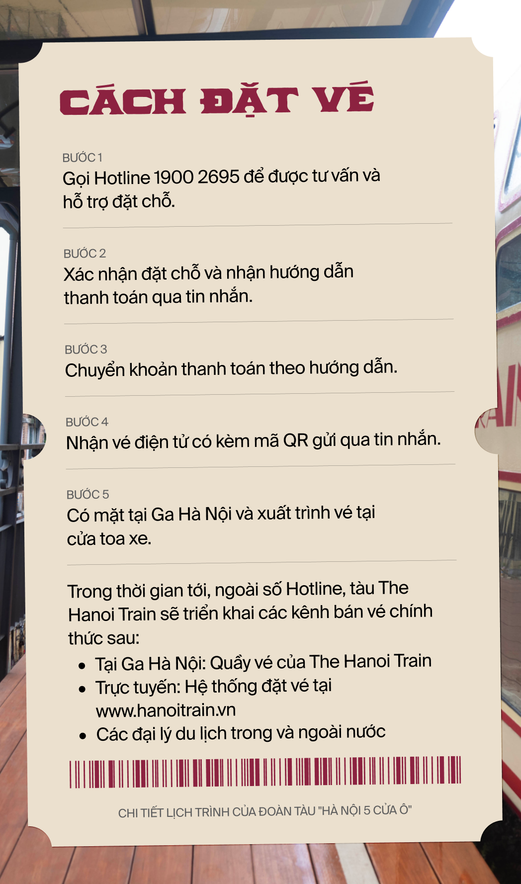 Đã bán vé tàu 