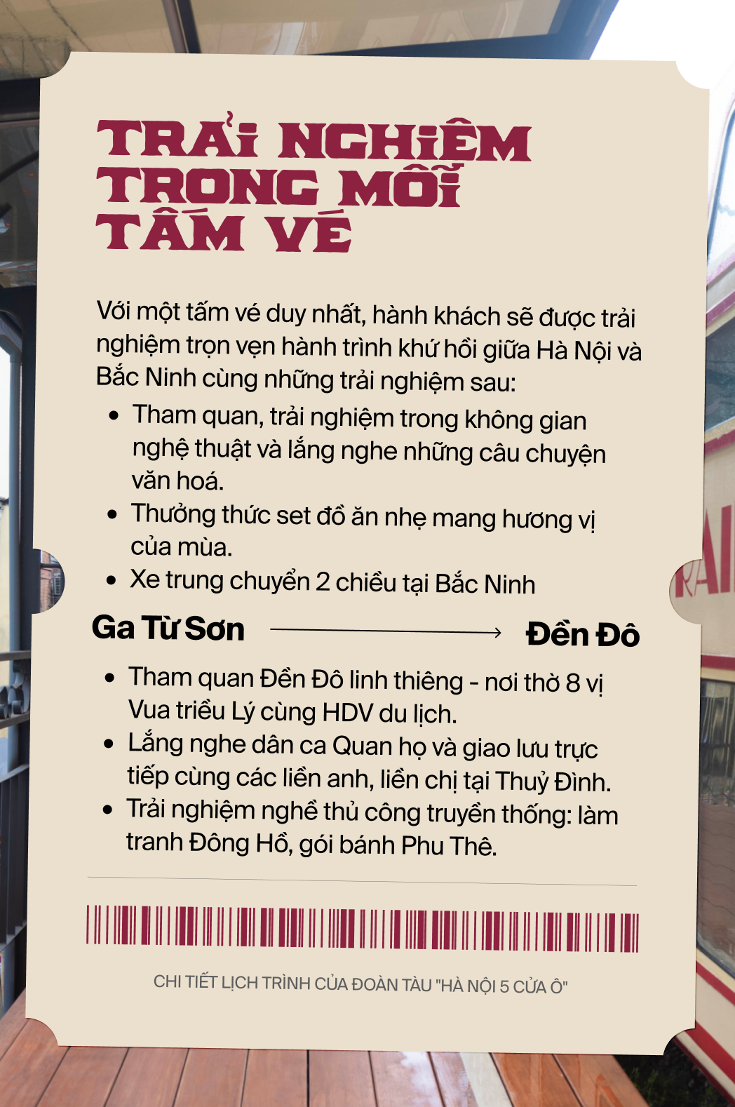 Đã bán vé tàu 