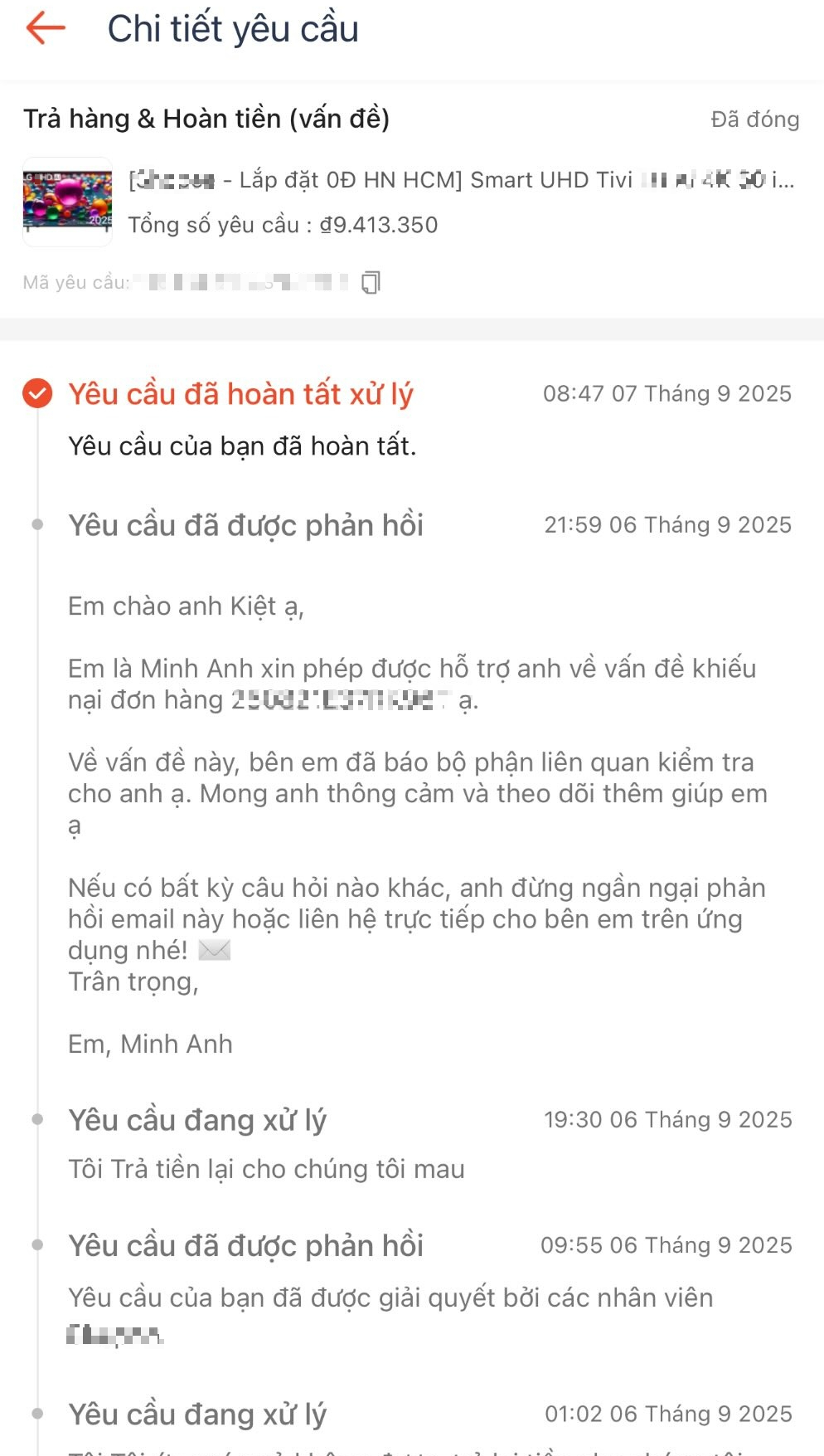 Mua tivi trên sàn TMĐT, mở ra thấy nát bươm: Chính chủ kêu oan, dân mạng bất lực bảo 