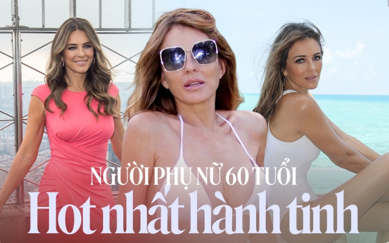 Elizabeth Hurley đẹp thách thức thời gian ở tuổi 60, chứng minh gừng càng già càng cay: Visual hiện tại ngang ngửa tuổi 30 nhờ có "vũ khí" cực phẩm- Ảnh 1.