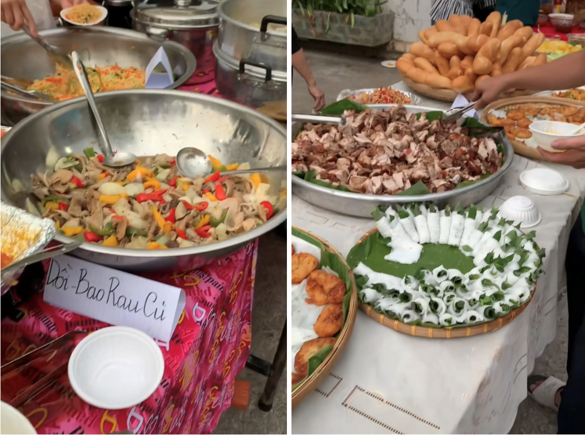 Đám giỗ miền Tây "lên đời" thành tiệc buffet: Bàn tiệc dài như quầy tại nhà hàng, món nào cũng xịn khiến ai cũng bất ngờ- Ảnh 2.