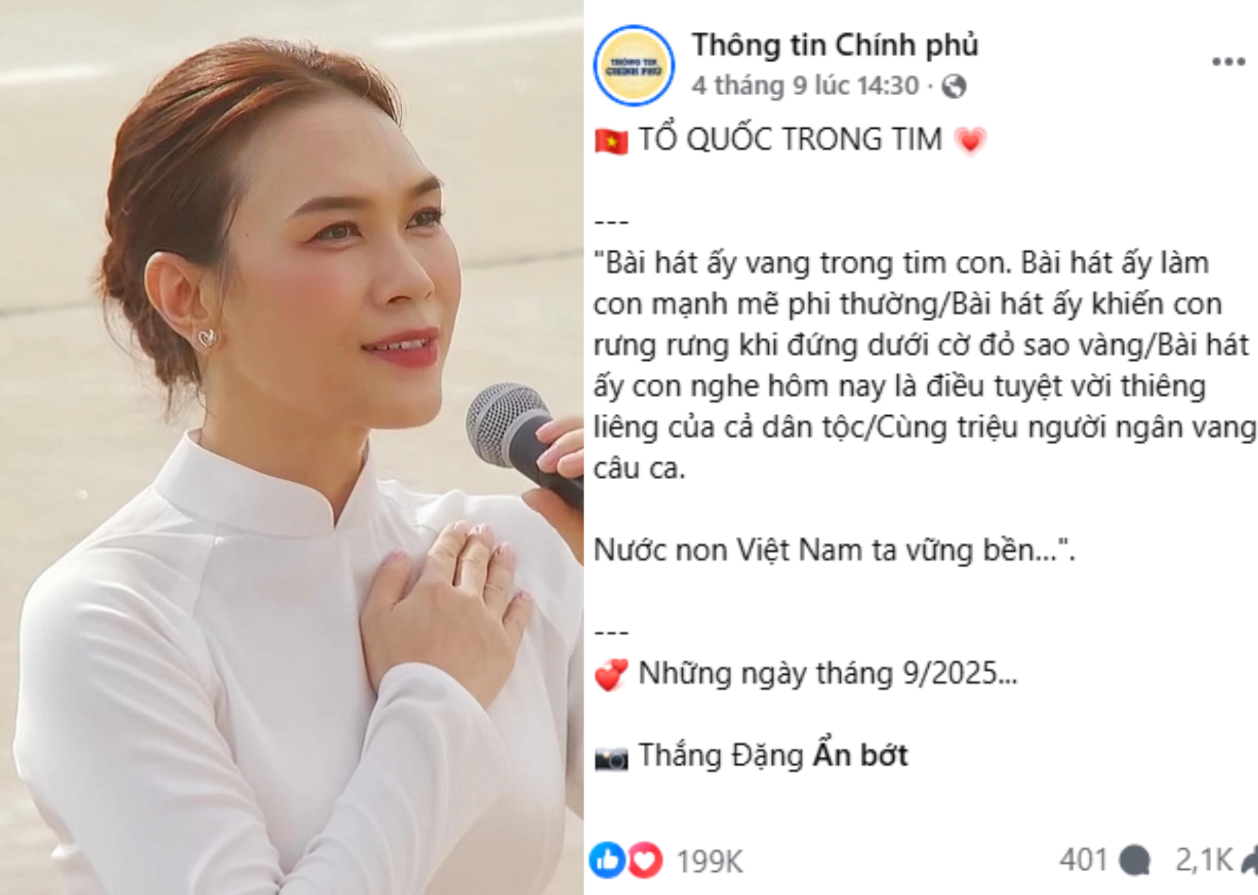 1 phút Đại lễ 2/9 cho Mỹ Tâm những con số gây choáng: Follower tăng đột biến, gây sốt trang Thông tin Chính phủ- Ảnh 3.