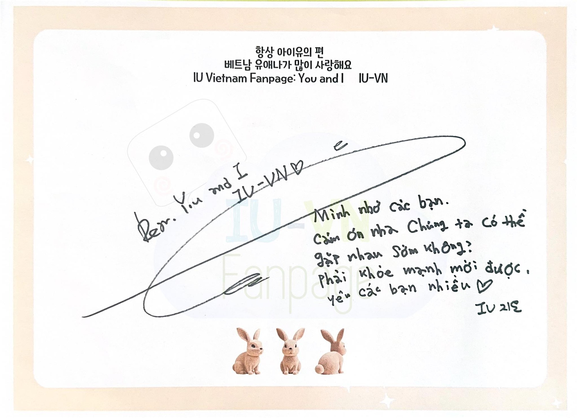 Nữ ca sĩ số 1 H&agrave;n Quốc viết thư tay bằng tiếng Việt, h&eacute; lộ 1 &yacute; định ở Việt Nam- Ảnh 2.