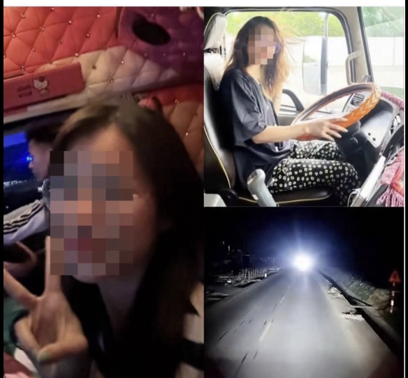 Nữ TikToker l&aacute;i container, chặn đầu xe kh&aacute;c v&igrave; nghi bị tr&ecirc;u ghẹo: C&ocirc;ng an v&agrave;o cuộc, h&eacute; lộ mức h&igrave;nh phạt- Ảnh 3.