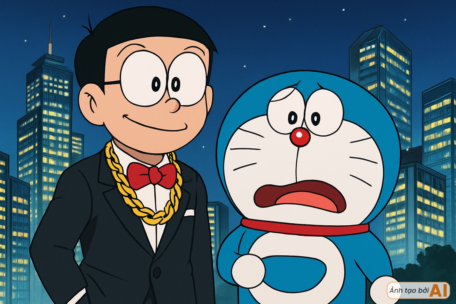 Nếu mẹ Nobita đem b&aacute;n to&agrave;n bộ số bảo bối trong t&uacute;i thần kỳ của Doraemon, gia đ&igrave;nh Nobi sẽ gi&agrave;u đến mức n&agrave;o?- Ảnh 2.