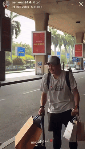 Yến Xu&acirc;n bế con đến s&acirc;n bay đ&oacute;n L&acirc;m T&acirc;y, đo&agrave;n tụ sau drama bỏ 2 triệu thu&ecirc; dọn nh&agrave; đ&oacute;n tết nhận kết 