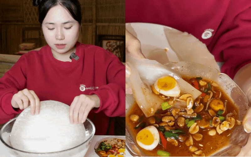 B&aacute;nh tr&aacute;ng "tới c&ocirc;ng chuyện" với trend nh&uacute;ng nước lạ đời: M&oacute;n ăn tưởng v&ocirc; l&yacute; m&agrave; lại "cuốn" hết &yacute;, bảo sao hội chị em đứng ngồi kh&ocirc;ng y&ecirc;n- Ảnh 2.