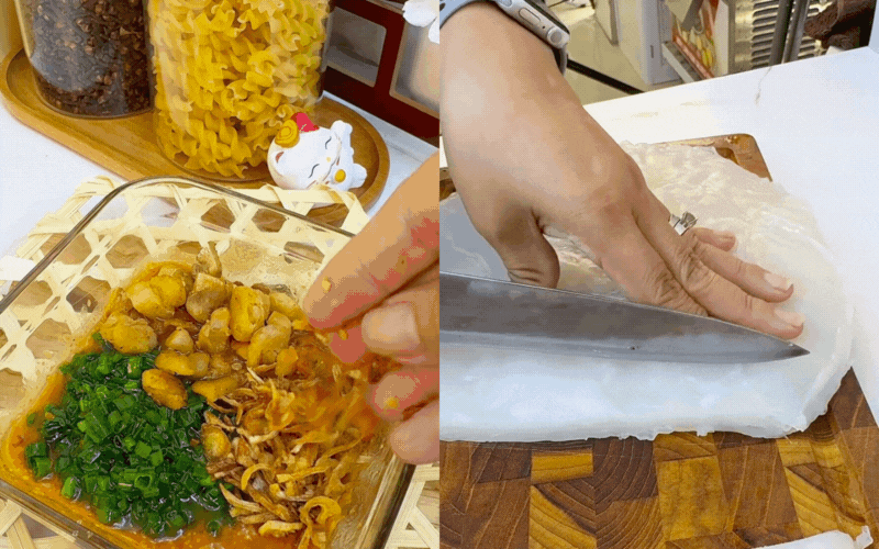 B&aacute;nh tr&aacute;ng "tới c&ocirc;ng chuyện" với trend nh&uacute;ng nước lạ đời: M&oacute;n ăn tưởng v&ocirc; l&yacute; m&agrave; lại "cuốn" hết &yacute;, bảo sao hội chị em đứng ngồi kh&ocirc;ng y&ecirc;n- Ảnh 9.