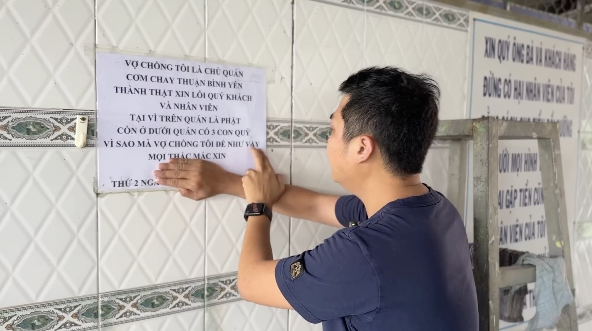 Quán cơm miền Tây công khai nuôi 