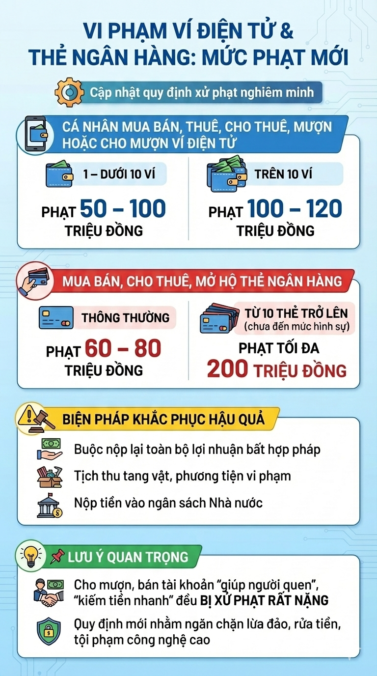Tất cả người d&acirc;n c&oacute; t&agrave;i khoản ng&acirc;n h&agrave;ng ch&uacute; &yacute;: Sẽ bị phạt tới 200 triệu đồng nếu l&agrave;m điều n&agrave;y từ th&aacute;ng sau- Ảnh 2.