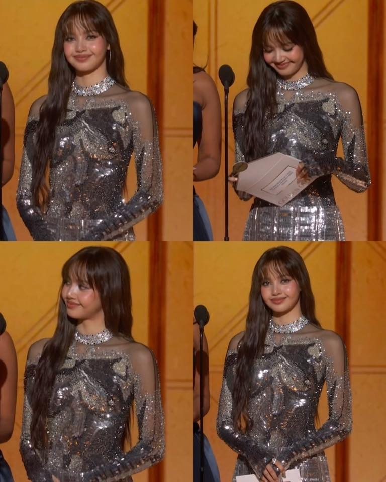 HOT nhất Quả Cầu V&agrave;ng 2026: Lisa (BLACKPINK) xuất hiện cạnh 1 nh&acirc;n vật quyền lực, cả MXH nức nở v&igrave; m&agrave;n tương t&aacute;c bất ngờ- Ảnh 2.