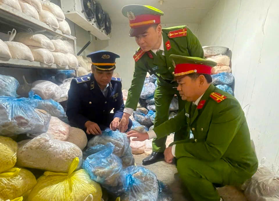 Ph&aacute;t hiện 1 tấn da lợn kh&ocirc;ng r&otilde; nguồn gốc, bốc m&ugrave;i h&ocirc;i- Ảnh 1.