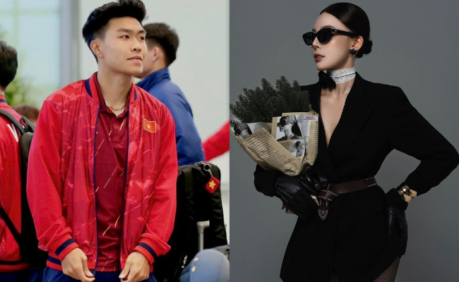 L&yacute; Đức U23 Việt Nam tương t&aacute;c cực ngọt c&ugrave;ng hotgirl bắn s&uacute;ng Ph&iacute; Thanh Thảo ngay trước trận 