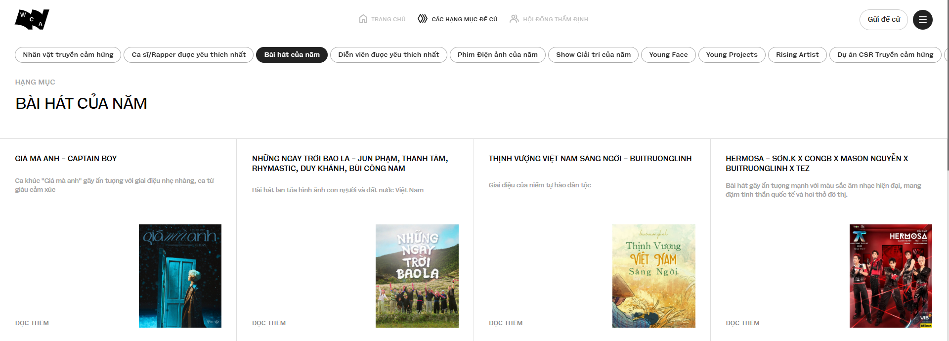 Hơn 235.000 lượt đề cử sau 2 ng&agrave;y được cộng đồng gửi về: WeChoice Awards 2025 B&Ugrave;NG NỔ!- Ảnh 10.