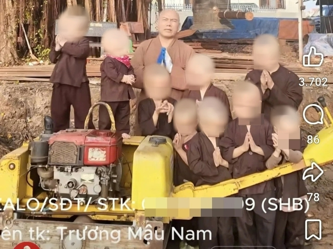 Xác minh thông tin chùa Cẩm La đăng clip trẻ em, kêu gọi từ thiện- Ảnh 1. Xác minh thông tin chùa Cẩm La đăng clip trẻ em, kêu gọi từ thiện- Ảnh 1.