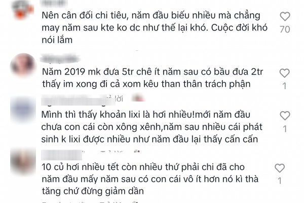 Năm đầu l&agrave;m d&acirc;u t&ocirc;i định biếu Tết nội ngoại mỗi b&ecirc;n 5 triệu nhưng người đi trước n&oacute;i một c&acirc;u khiến t&ocirc;i đứng h&igrave;nh- Ảnh 4.