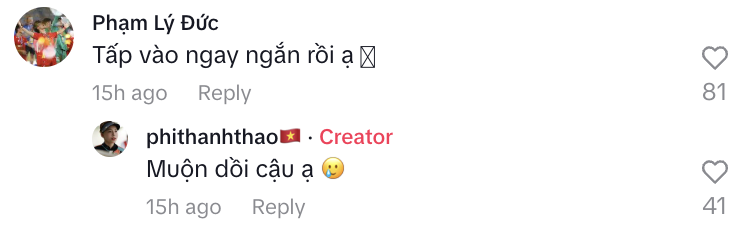 L&yacute; Đức U23 Việt Nam tương t&aacute;c cực ngọt c&ugrave;ng hotgirl bắn s&uacute;ng Ph&iacute; Thanh Thảo ngay trước trận 