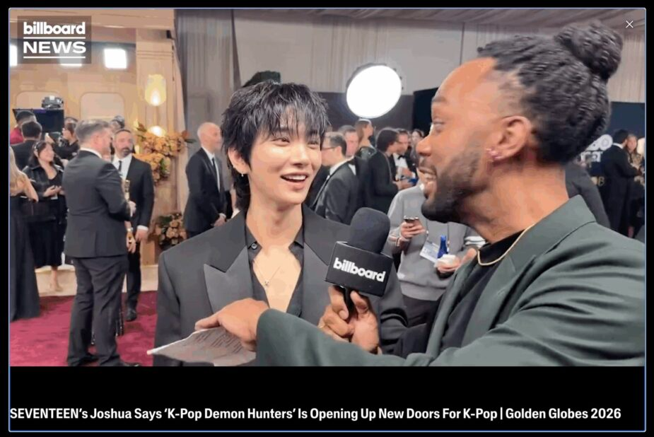 Nam thần Kpop dự Quả Cầu V&agrave;ng với Lisa lại 