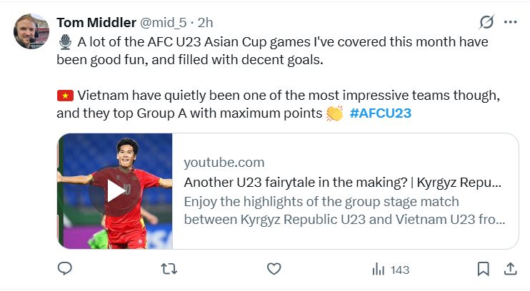 Từ trang chủ FIFA đến cả MXH khắp ch&acirc;u &Aacute; đều ngập tr&agrave;n h&igrave;nh ảnh đội tuyển Việt Nam- Ảnh 5.