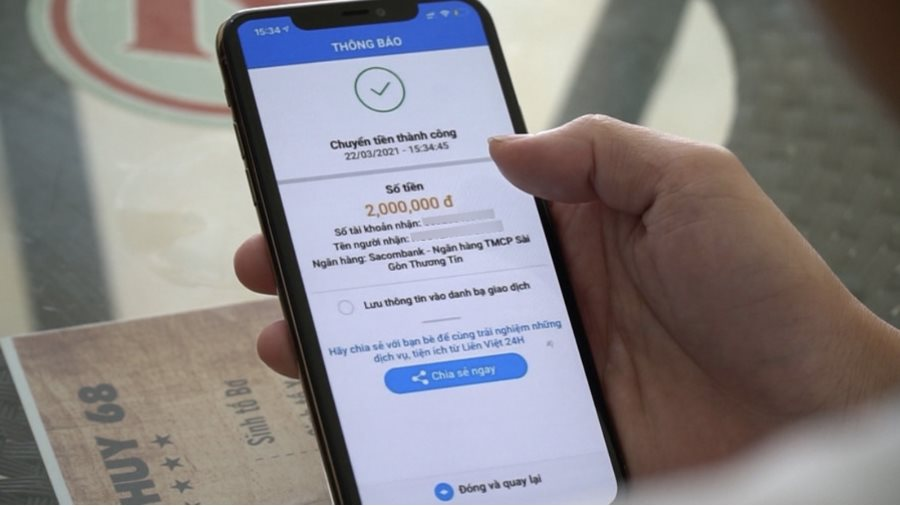C&ocirc;ng an khuyến c&aacute;o tất cả người d&acirc;n cần l&agrave;m điều n&agrave;y trước khi chuyển tiền qua t&agrave;i khoản ng&acirc;n h&agrave;ng- Ảnh 1.