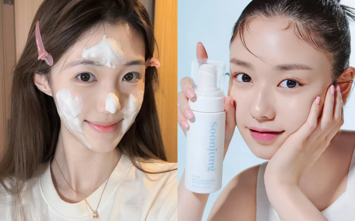 5 sữa rửa mặt dịu nhẹ, kh&ocirc;ng l&agrave;m kh&ocirc; da m&agrave; vẫn sạch s&acirc;u lỗ ch&acirc;n l&ocirc;ng- Ảnh 1.