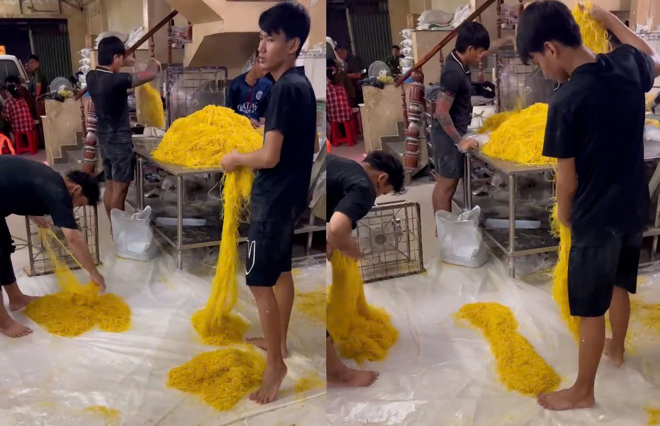 Mì sợi chứa chất cấm ở TP.HCM: Nguy cơ ngộ độc, vô sinh, ung thư có thể đến từ bữa ăn quen thuộc- Ảnh 1. Mì sợi chứa chất cấm ở TP.HCM: Nguy cơ ngộ độc, vô sinh, ung thư có thể đến từ bữa ăn quen thuộc- Ảnh 1.