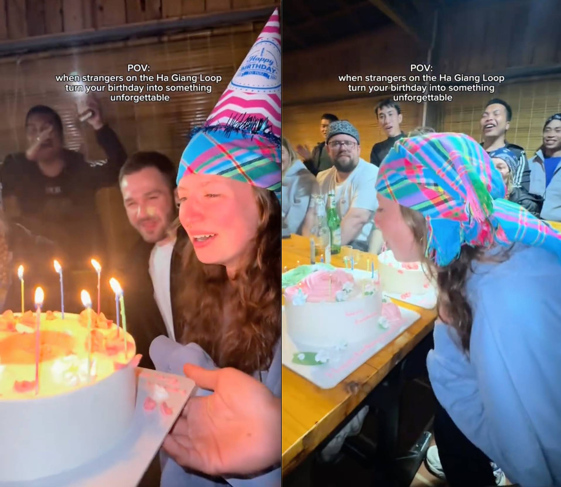 C&ocirc; g&aacute;i T&acirc;y bật kh&oacute;c khi đang đi H&agrave; Giang Loop th&igrave; những người lạ lại l&agrave;m điều n&agrave;y với c&ocirc;- Ảnh 2.