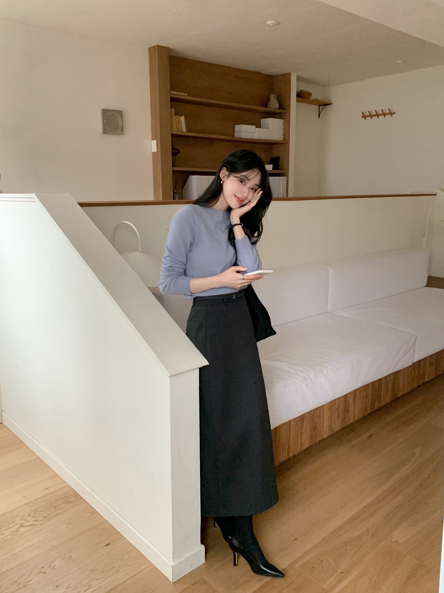 4 si&ecirc;u b&iacute; k&iacute;p mặc ch&acirc;n v&aacute;y d&agrave;i t&ocirc;n d&aacute;ng cho người cao dưới 1m60- Ảnh 3.