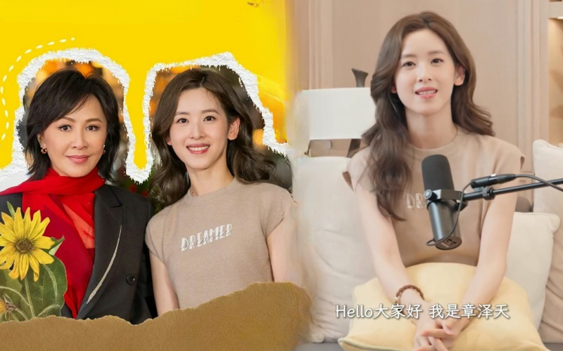 L&agrave;m d&acirc;u h&agrave;o m&ocirc;n &aacute;p lực thế n&agrave;o m&agrave; Chương Trạch Thi&ecirc;n "tho&aacute;t vai" phu nh&acirc;n tỷ ph&uacute; đi l&agrave;m podcast với Lưu Gia Linh?- Ảnh 1.