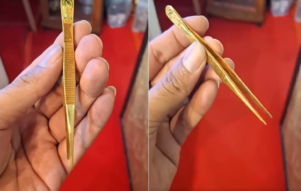 Mang nh&iacute;p v&agrave;ng đi kiểm tra, người đ&agrave;n &ocirc;ng sốc nặng khi b&aacute;n được 100 triệu đồng- Ảnh 1.