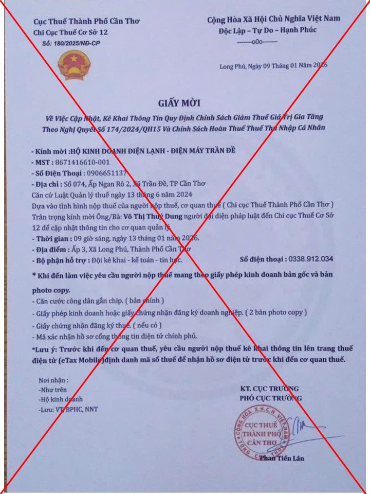 Cơ quan Thuế khuyến c&aacute;o người nộp thuế l&agrave;m điều n&agrave;y để tr&aacute;nh mất tiền oan- Ảnh 2.