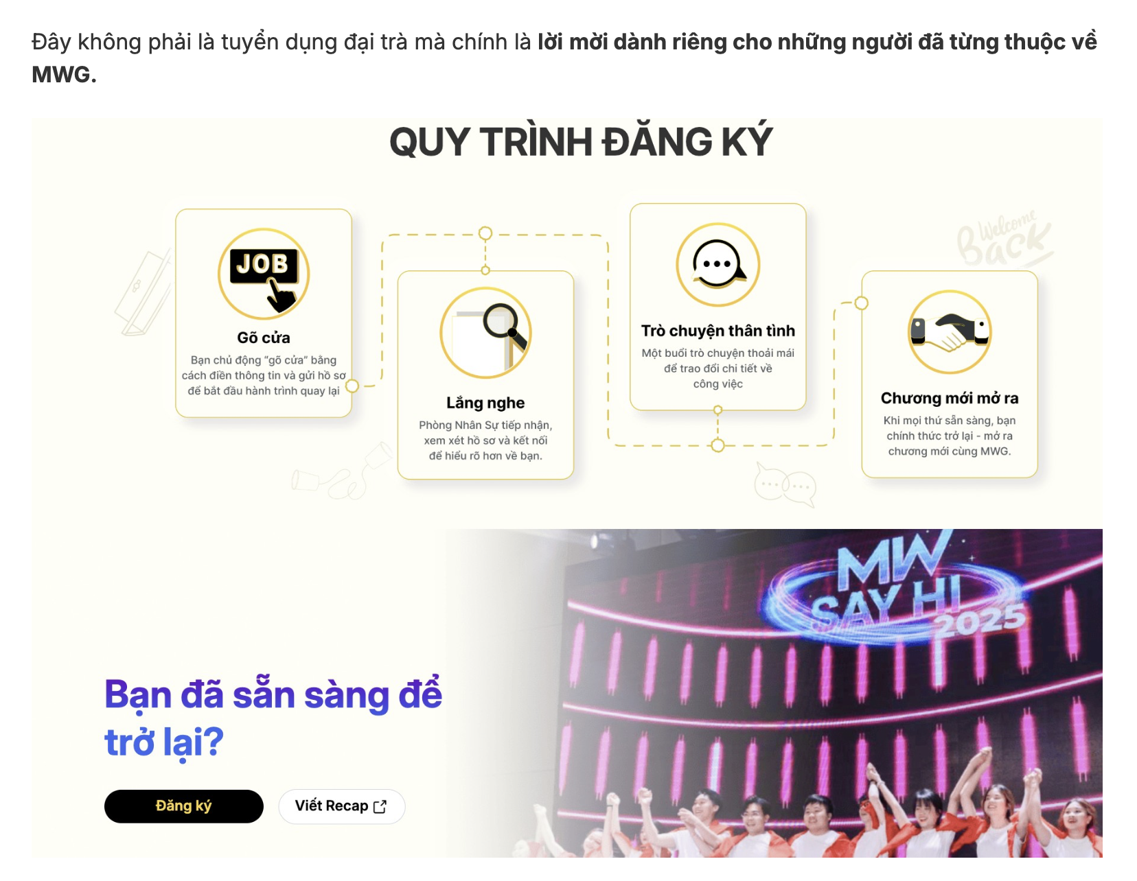 Thế Giới Di Động "đ&oacute;n" hơn 1.500 nh&acirc;n sự cũ quay lại l&agrave;m việc sau giai đoạn thu hẹp quy m&ocirc;- Ảnh 2.