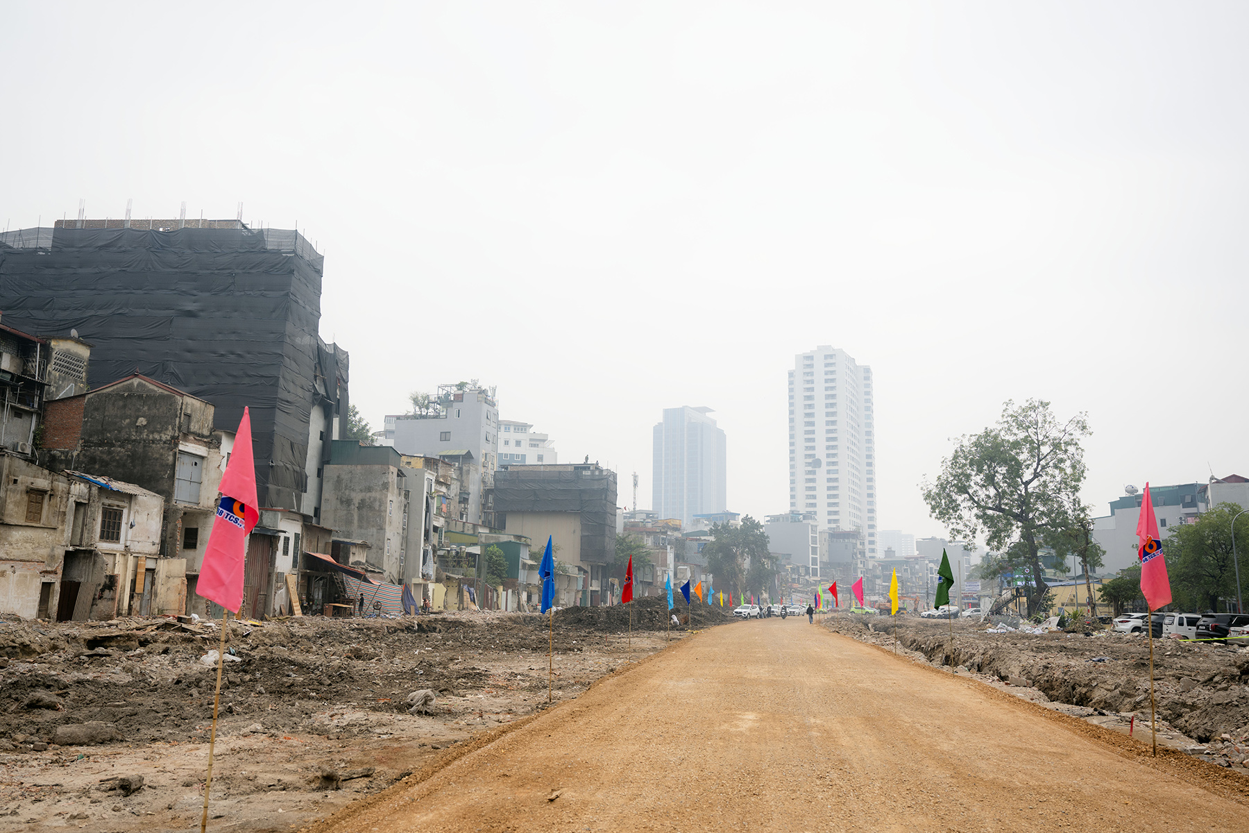 Ảnh, clip: To&agrave;n cảnh tuyến V&agrave;nh đai 1 đoạn Ho&agrave;ng Cầu - Voi Phục sau ng&agrave;y th&ocirc;ng xe kỹ thuật- Ảnh 2.