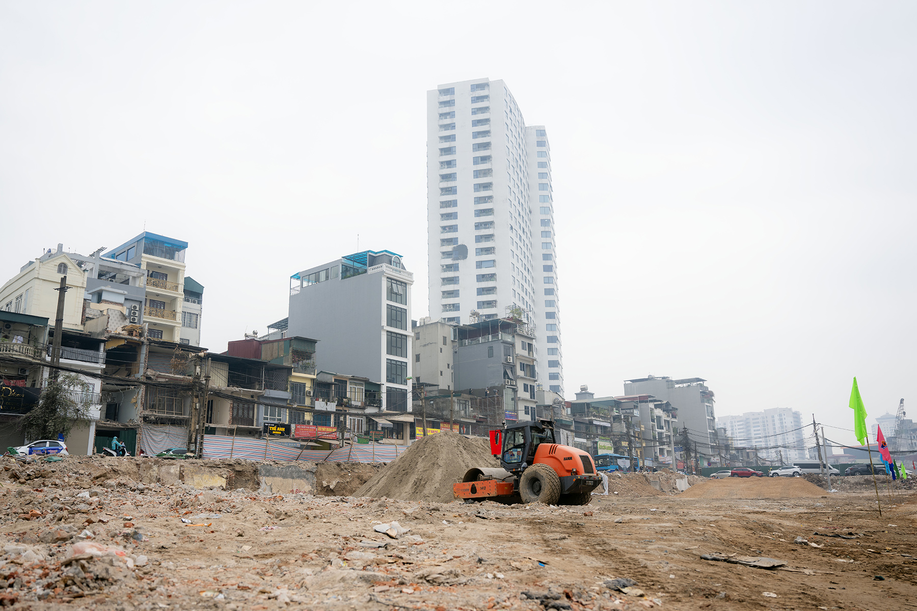 Ảnh, clip: To&agrave;n cảnh tuyến V&agrave;nh đai 1 đoạn Ho&agrave;ng Cầu - Voi Phục sau ng&agrave;y th&ocirc;ng xe kỹ thuật- Ảnh 6.