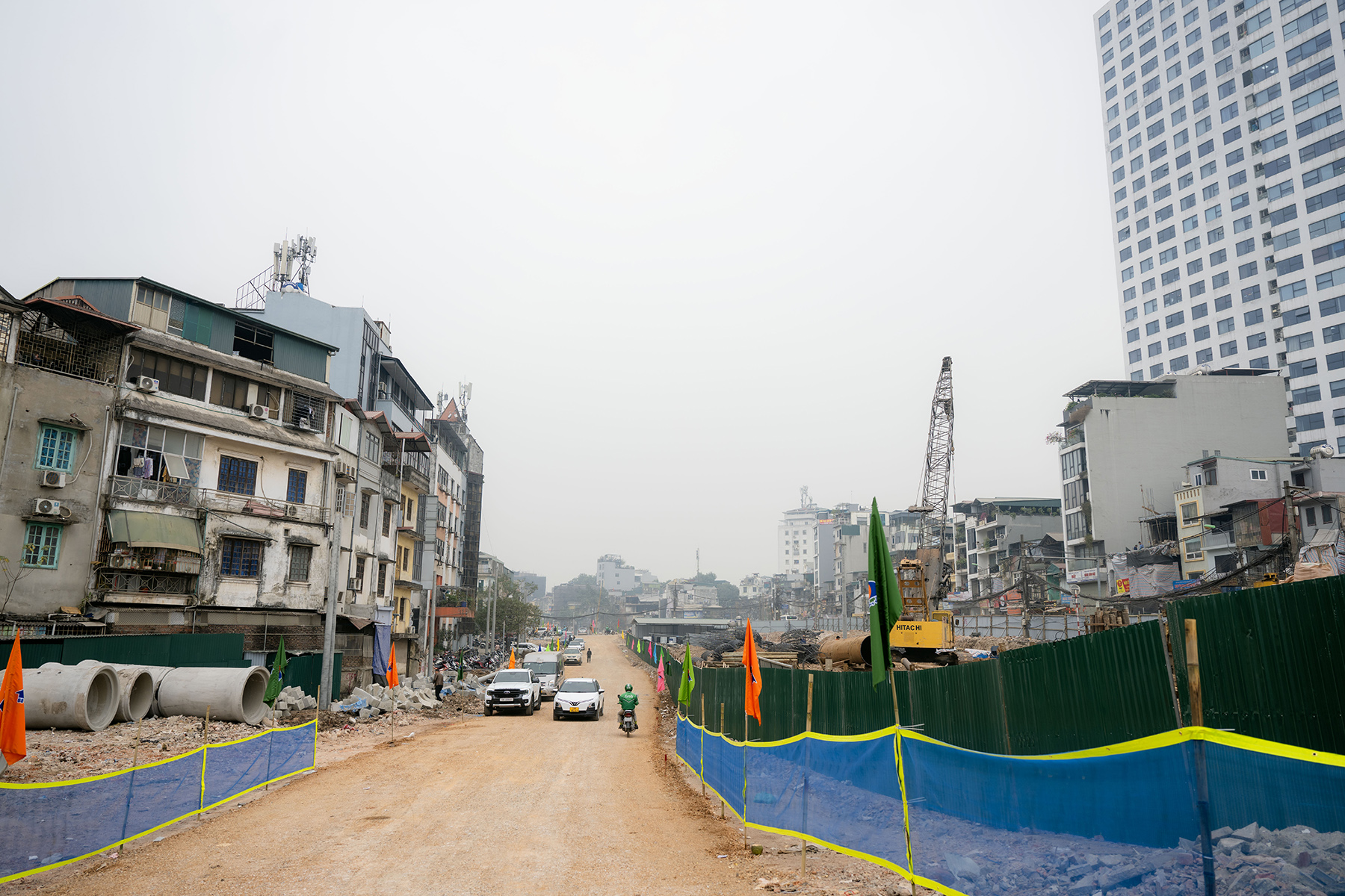 Ảnh, clip: To&agrave;n cảnh tuyến V&agrave;nh đai 1 đoạn Ho&agrave;ng Cầu - Voi Phục sau ng&agrave;y th&ocirc;ng xe kỹ thuật- Ảnh 8.