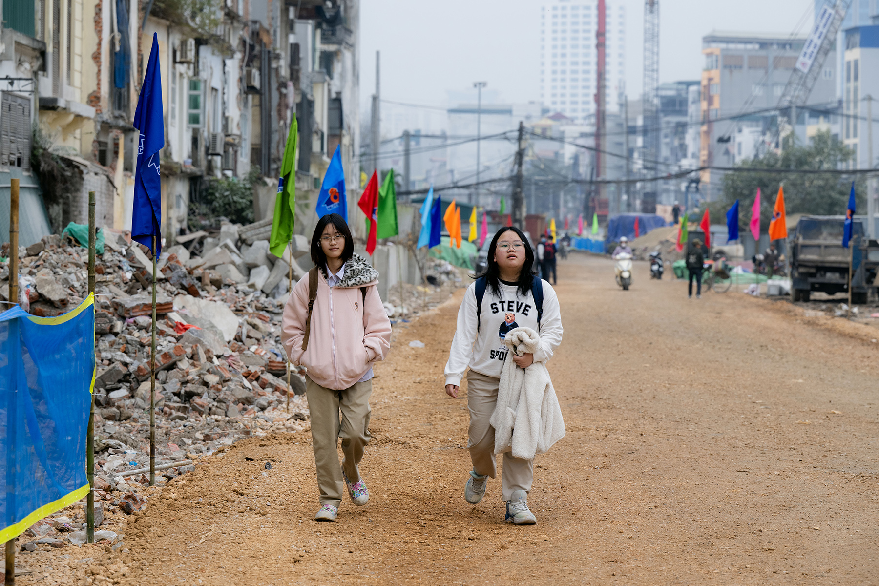 Ảnh, clip: To&agrave;n cảnh tuyến V&agrave;nh đai 1 đoạn Ho&agrave;ng Cầu - Voi Phục sau ng&agrave;y th&ocirc;ng xe kỹ thuật- Ảnh 15.